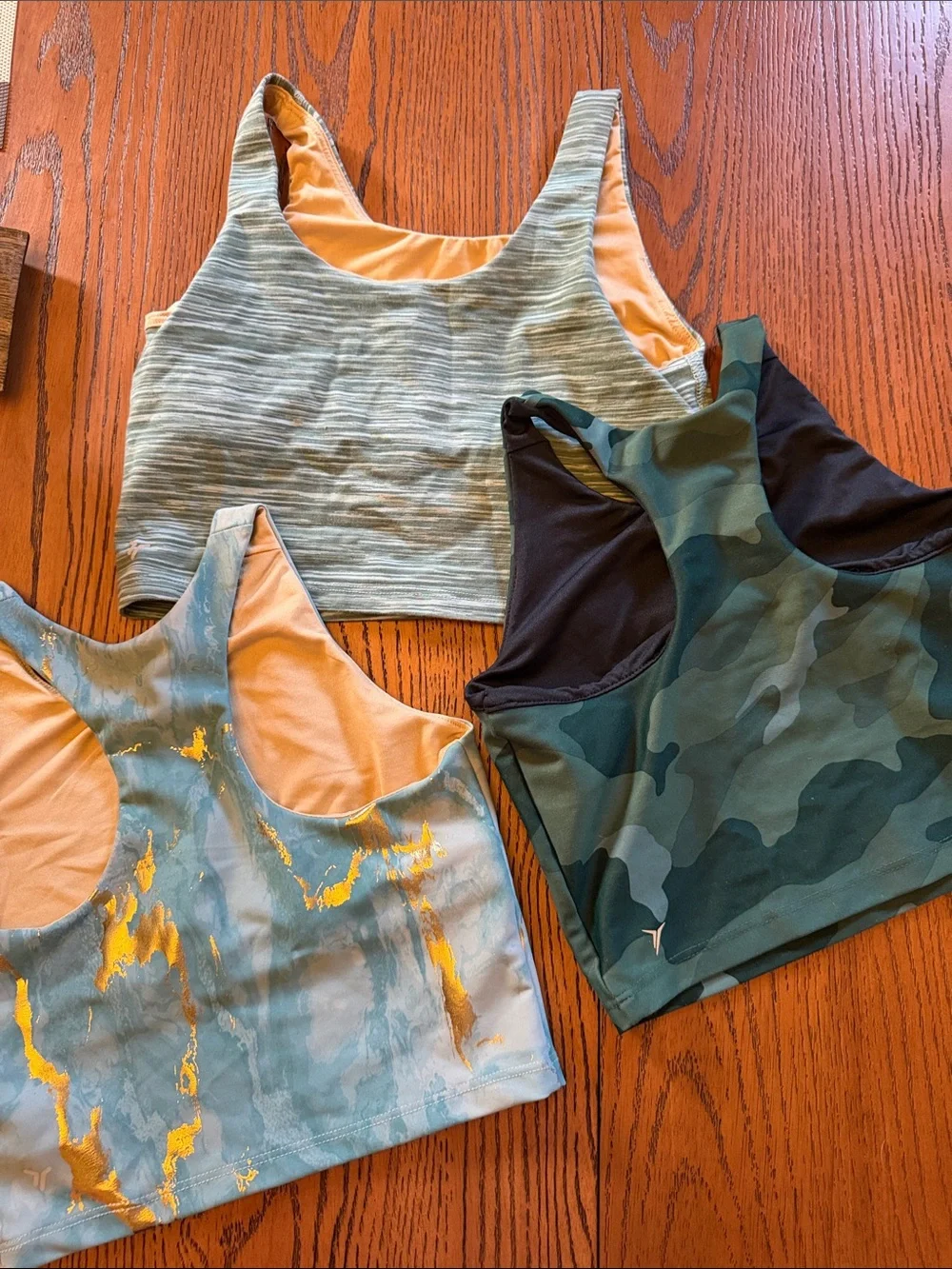 Old Navy Girls Tank Tops Trio in shades of Green
